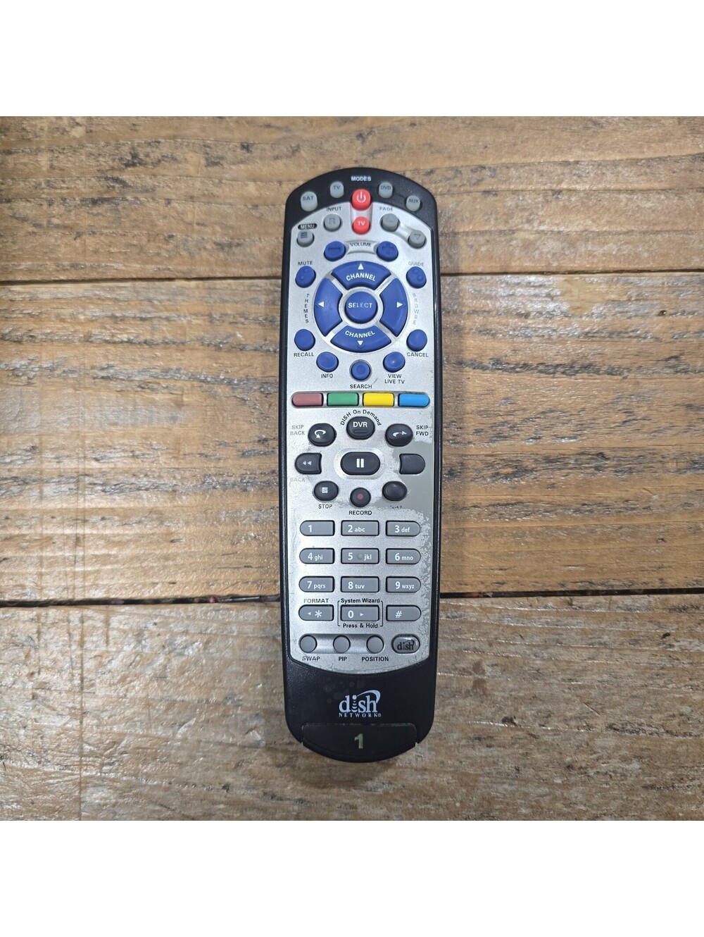 DISH Network 186371 21.1 IR/UHF PRO UHF Satellite Receiver Remote Control